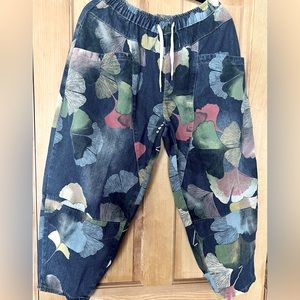 Women Elastic Waist Ankle-length,  Casual pants, jeans.